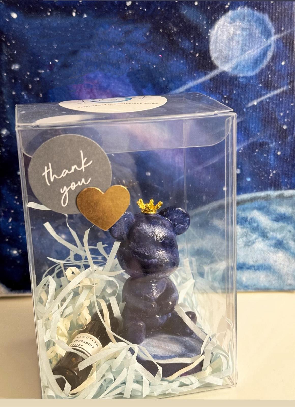 Galaxy Teddy Diffuser Figure