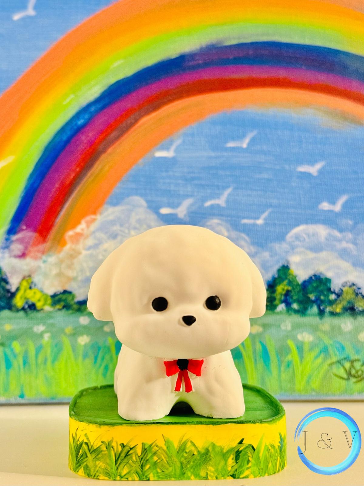 Snow Ball Doggy Diffuser Figure