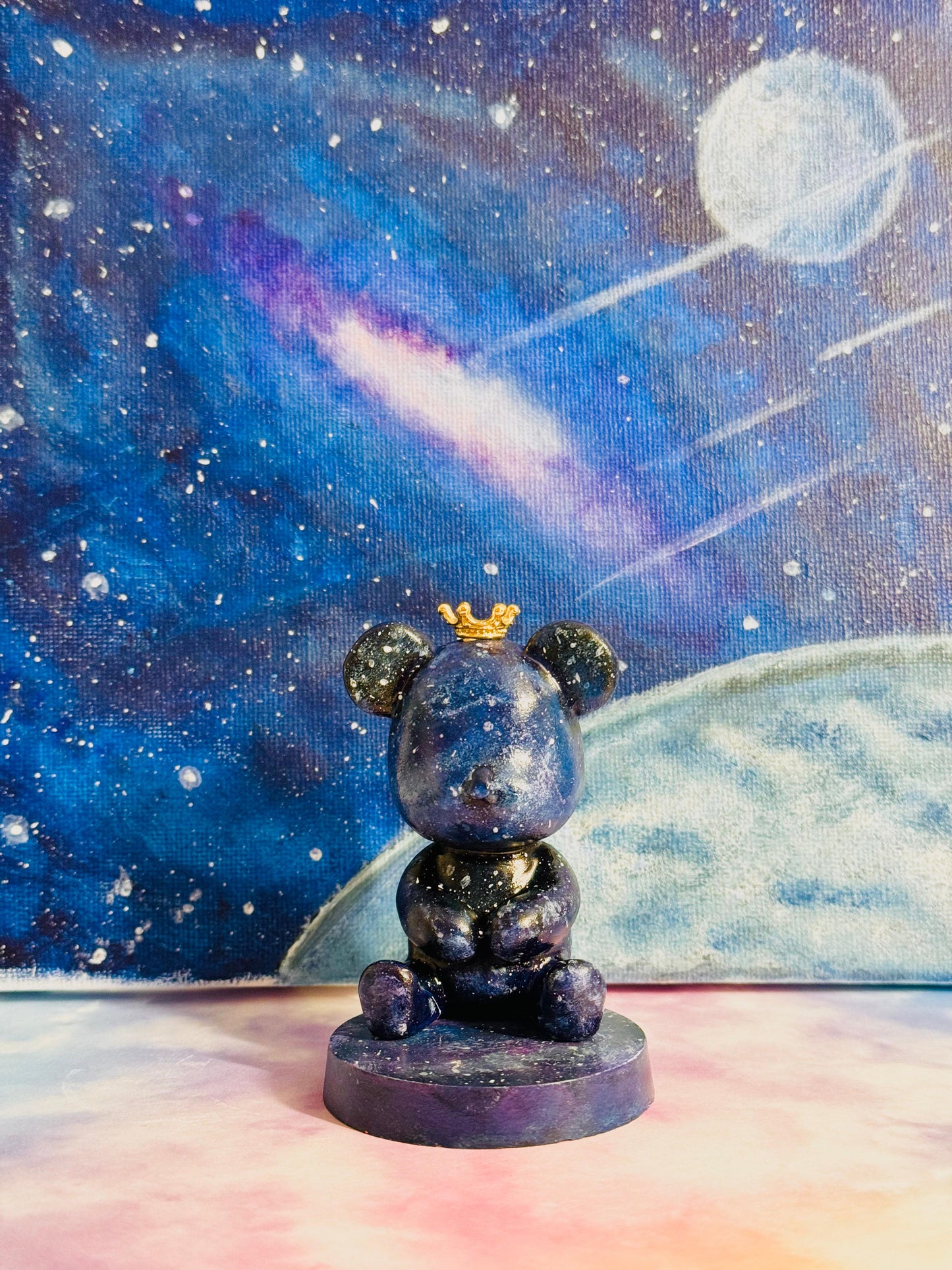 Galaxy Teddy Diffuser Figure